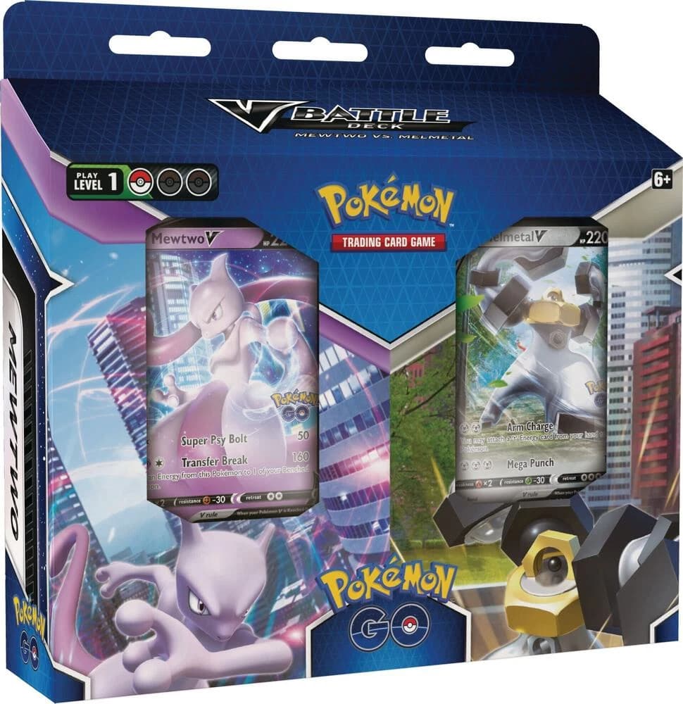 Pokemon GO V Battle Deck Bundle [Mewtwo V/Melmetal V]