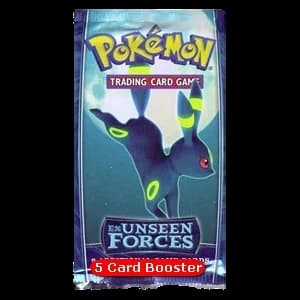 EX Unseen Forces Booster (5 Cards)