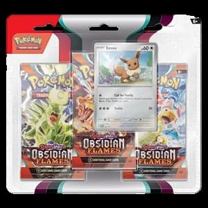 Obsidian Flames: Eevee 3-Pack Blister