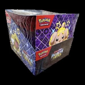 Paldean Fates: Tech Sticker Collection Display