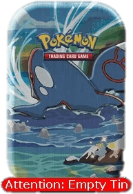 Empty Shining Fates Mini Tins: Kyogre Tin