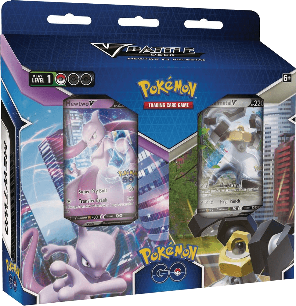 Pokemon GO V Battle Deck Bundle [Mewtwo V/Melmetal V]