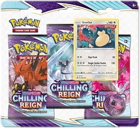 Chilling Reign: Snorlax 3-Pack Blister