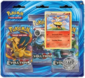 Evolutions: Braixen 3-Pack Blister