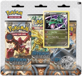 Steam Siege: Rayquaza 3-Pack Blister