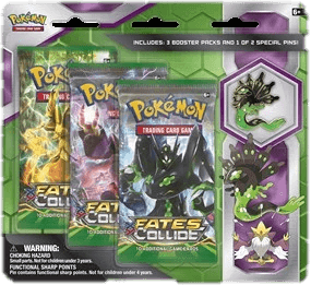 Fates Collide: Zygarde Pin 3-Pack Blister