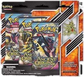 Ancient Origins: Mega Tyranitar Pin 3-Pack Blister