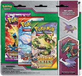 Roaring Skies: Mega Latios Pin 3-Pack Blister