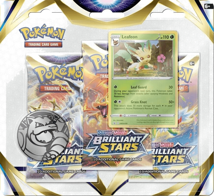 Brilliant Stars 3 Pack Blister [Leafeon]