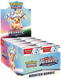 Prismatic Evolutions Booster Bundle Display