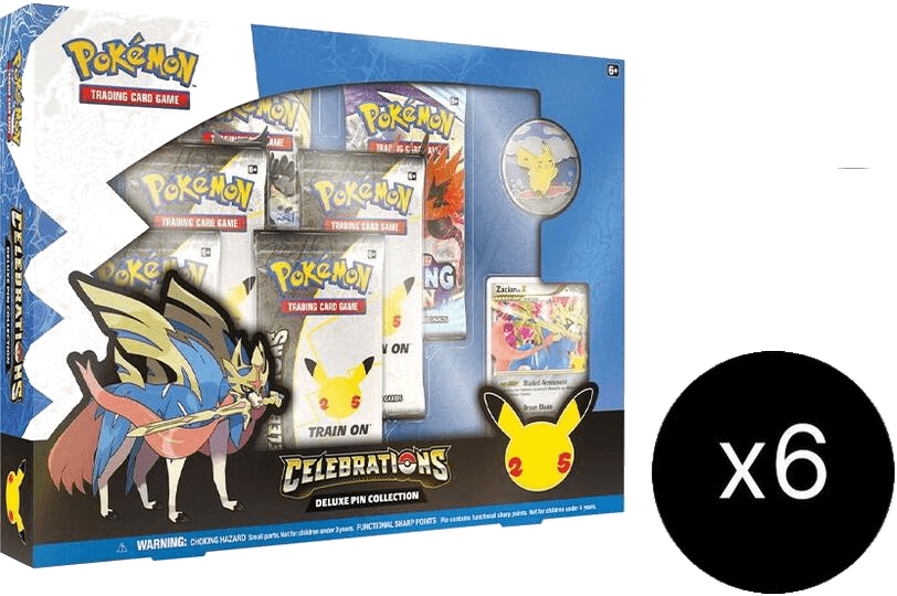 Celebrations Deluxe Pin Collection Case [Zacian LV. X]