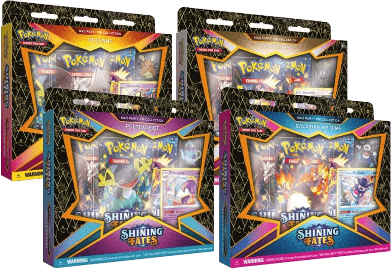Shining Fates Mad Party Pin Collection [Set of 4]