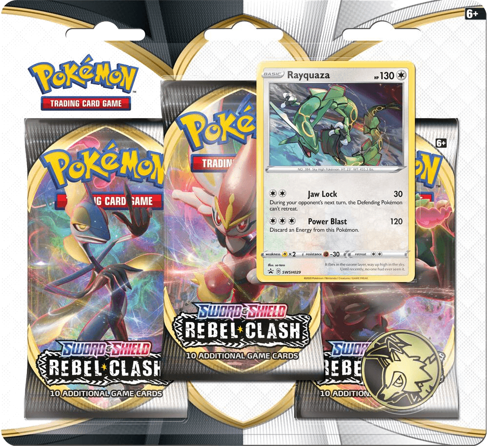 Rebel Clash 3 Pack Blister [Rayquaza]