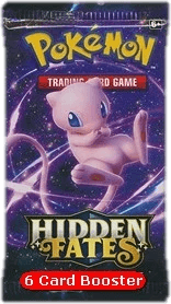 Hidden Fates Booster (6 Cards)