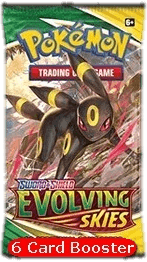 Evolving Skies Booster (6 Cards)