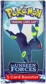 EX Unseen Forces Booster (5 Cards)