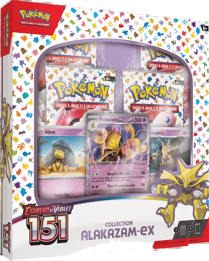 Scarlet & Violet 151 Alakazam-ex Collection Box