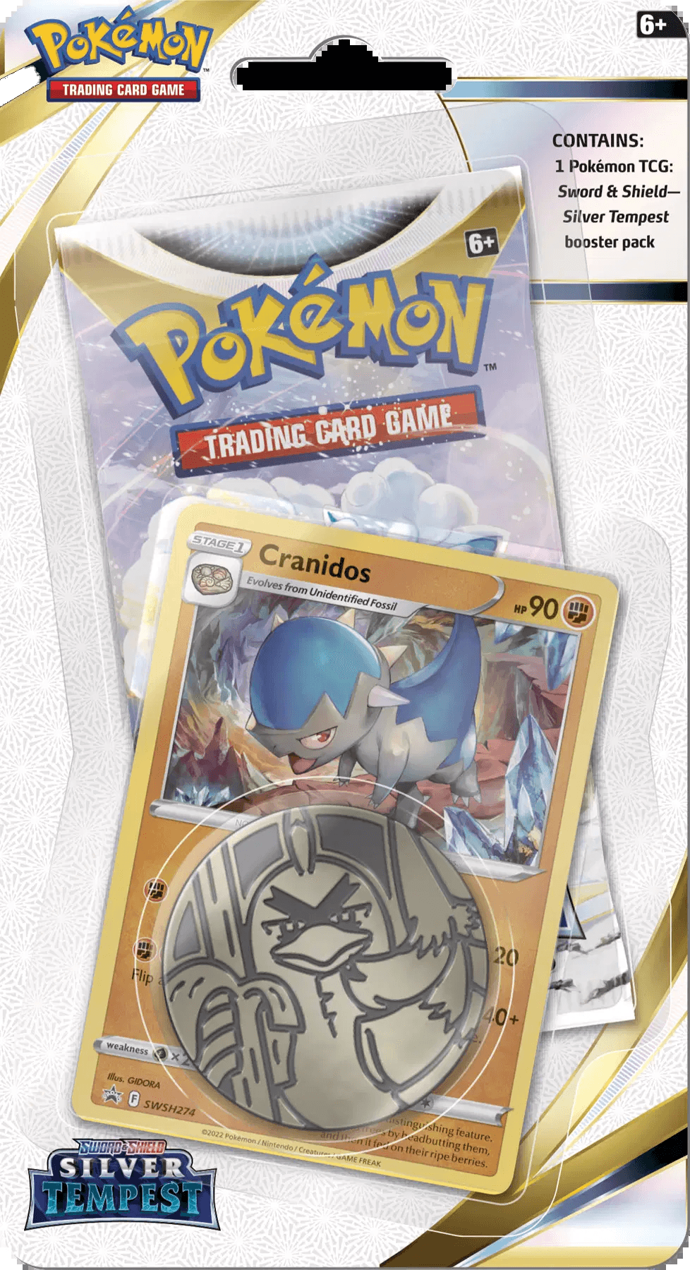 Silver Tempest - Cranidos 1-Pack Blister