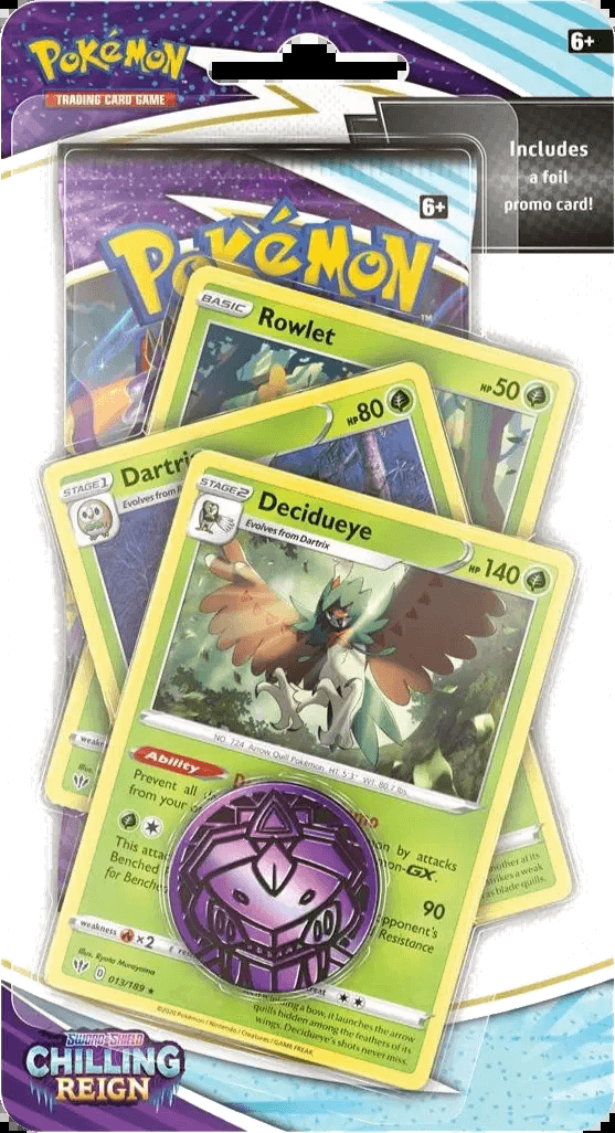 Chilling Reign - Decidueye Premium Checklane Blister