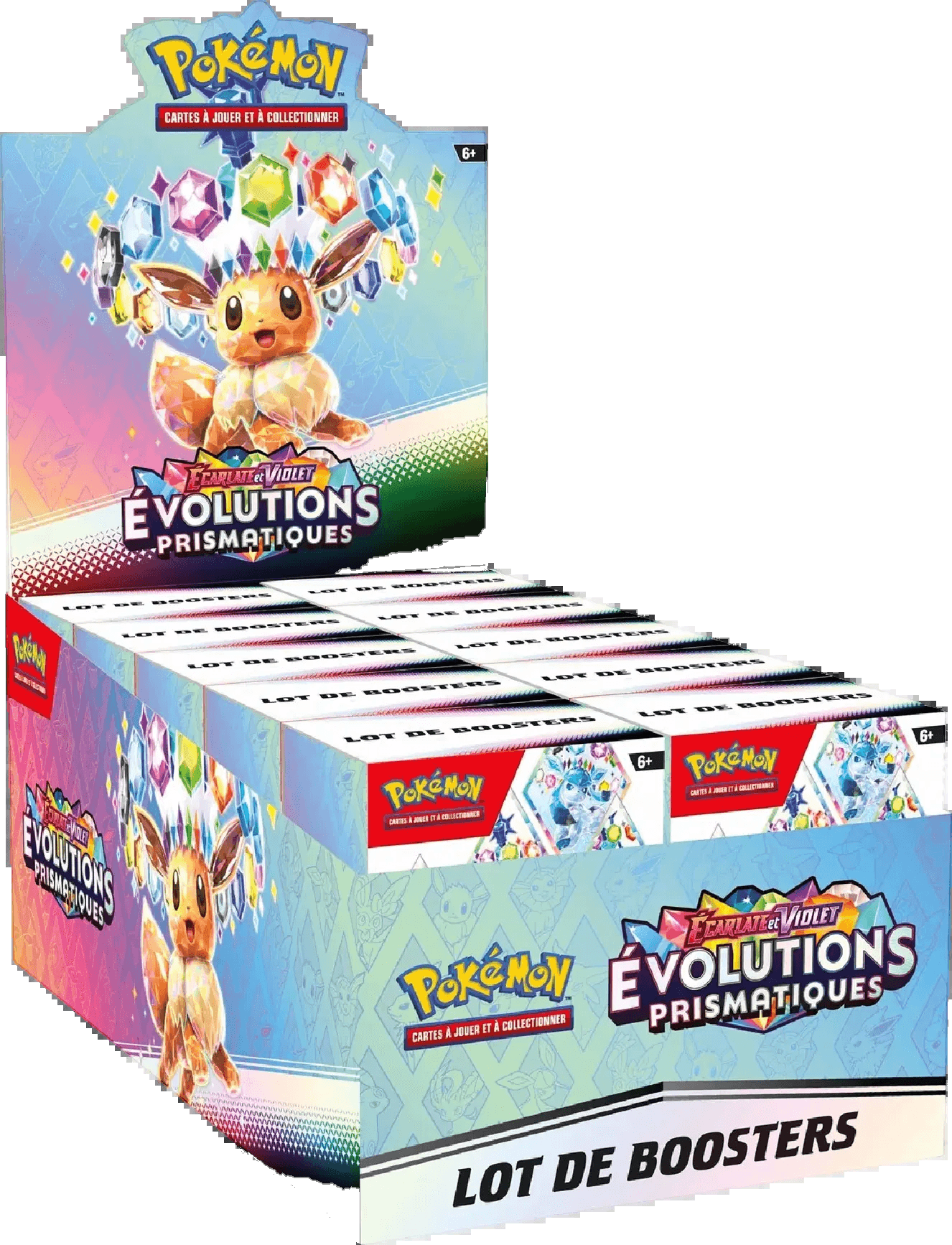 Prismatic Evolutions Bundle Display