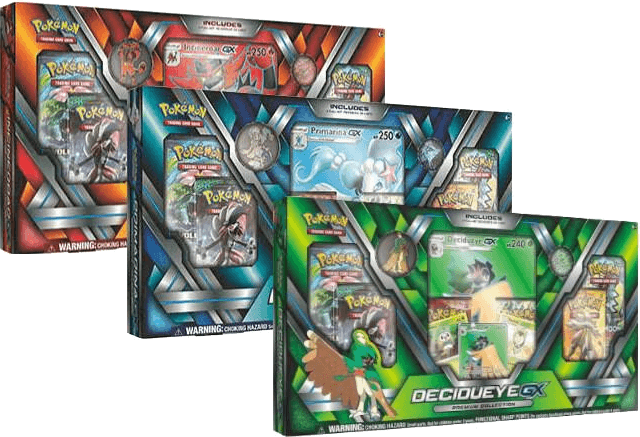 Premium Collection [Set of 3] Decidueye GX, Primarina GX, & Incineroar GX