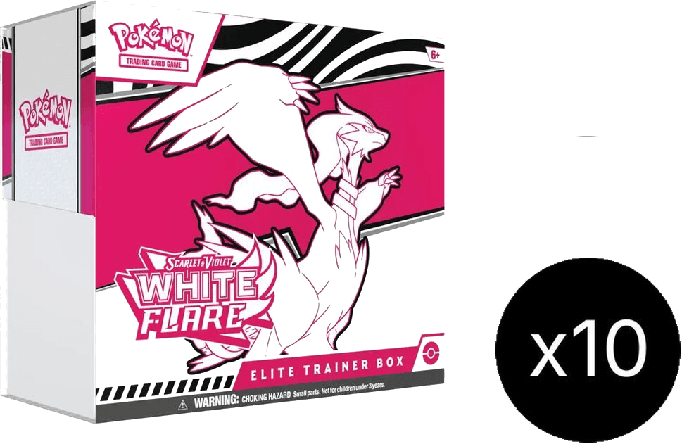 White Flare Elite Trainer Box Case