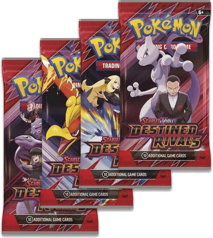 Destined Rivals Booster Pack Art Bundle [Set of 4]
