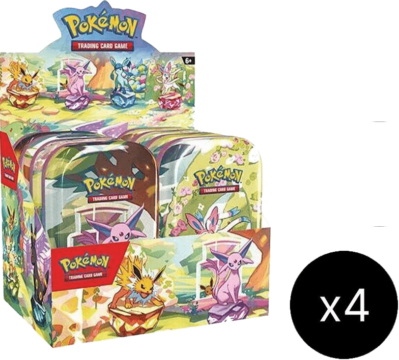Prismatic Evolutions Mini Tin Display Case
