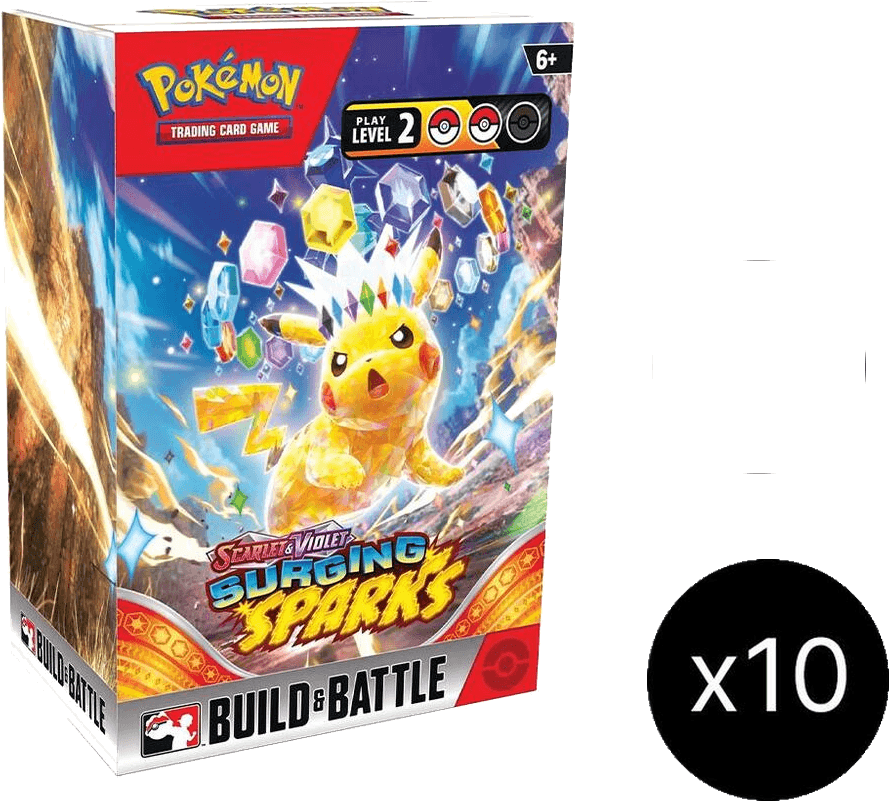 Surging Sparks Build & Battle Box Display