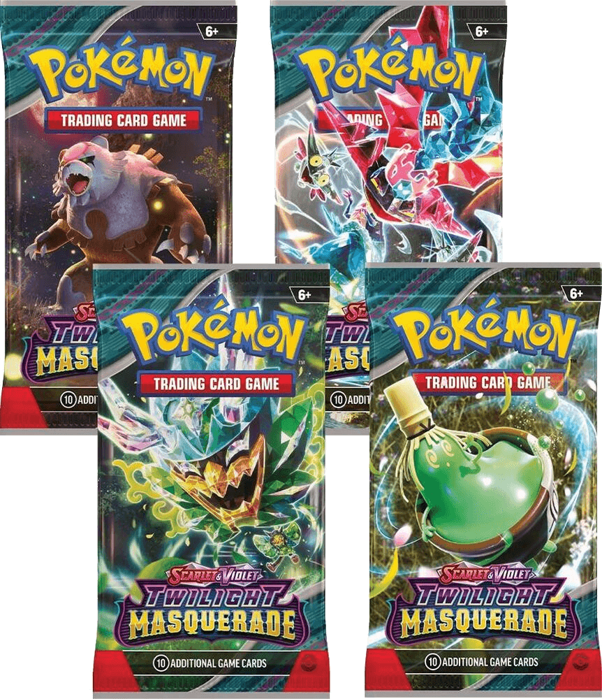 Twilight Masquerade Booster Pack Art Bundle [Set of 4]