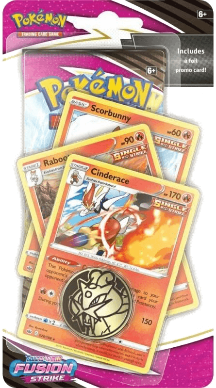 Fusion Strike Premium Checklane Blister [Cinderace]