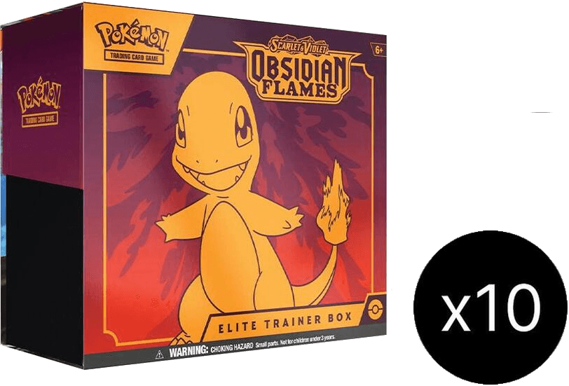 Obsidian Flames Elite Trainer Box Case