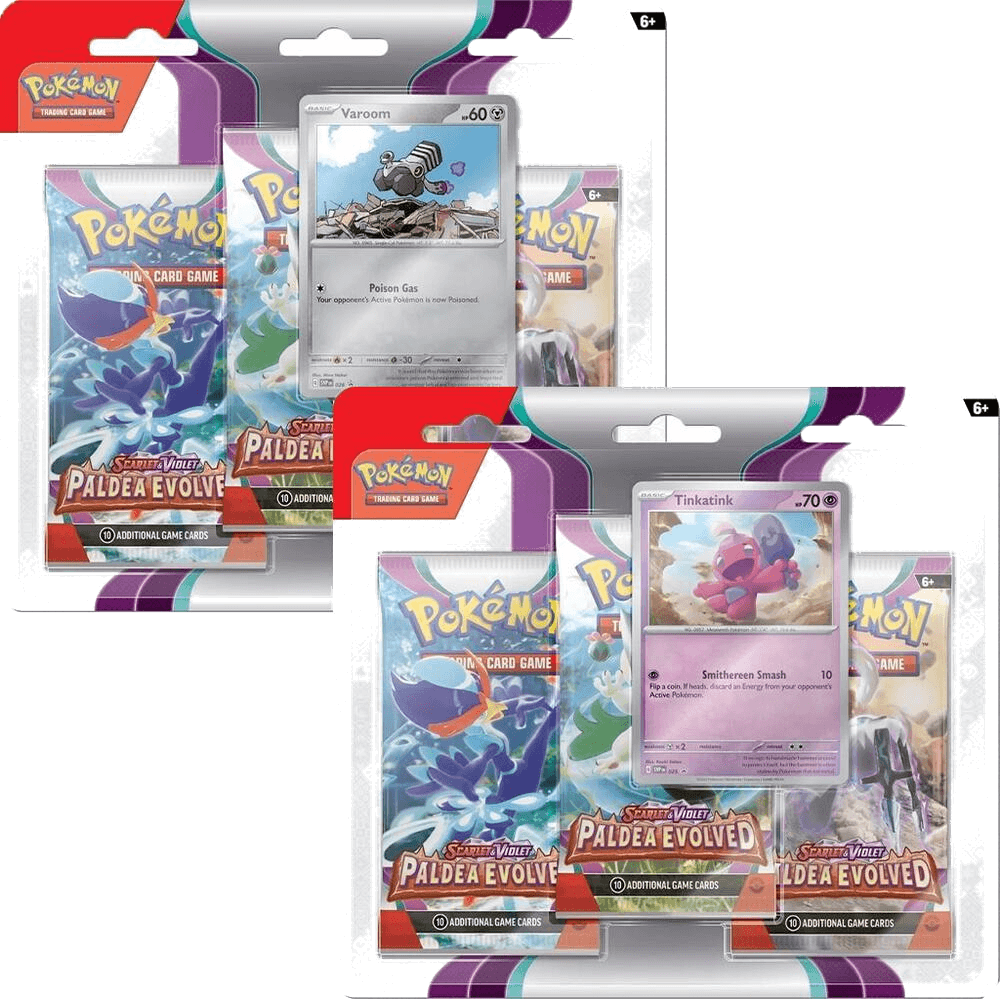Paldea Evolved 3 Pack Blister [Set of 2]