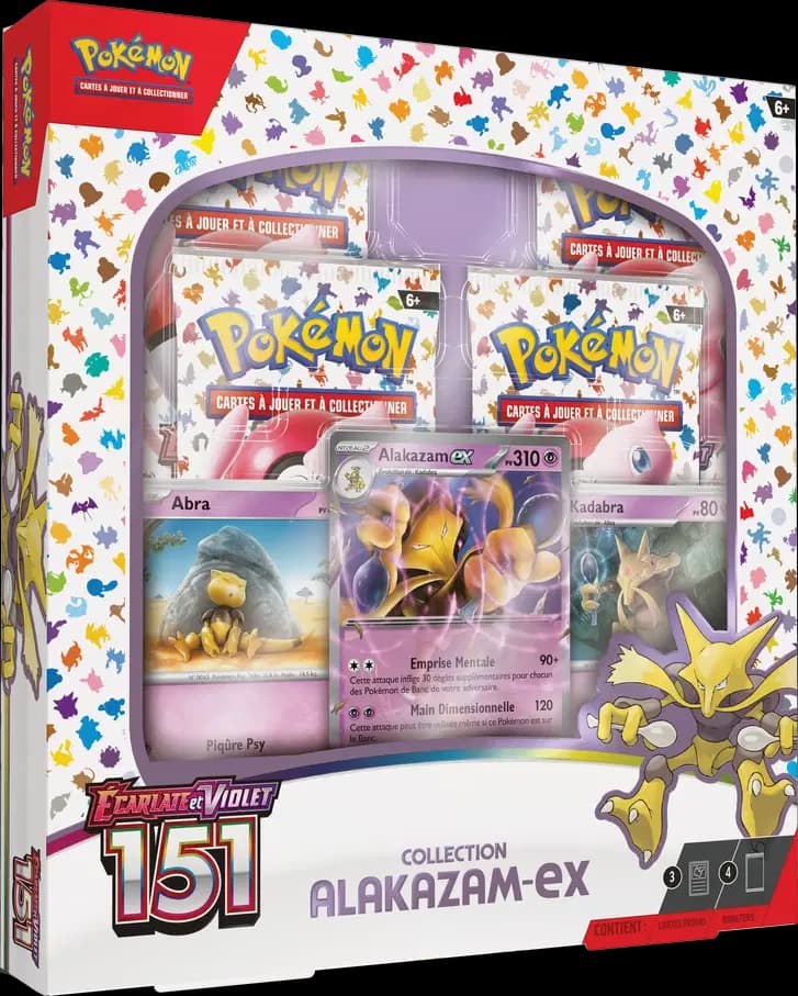 Scarlet & Violet 151 Alakazam-ex Collection Box