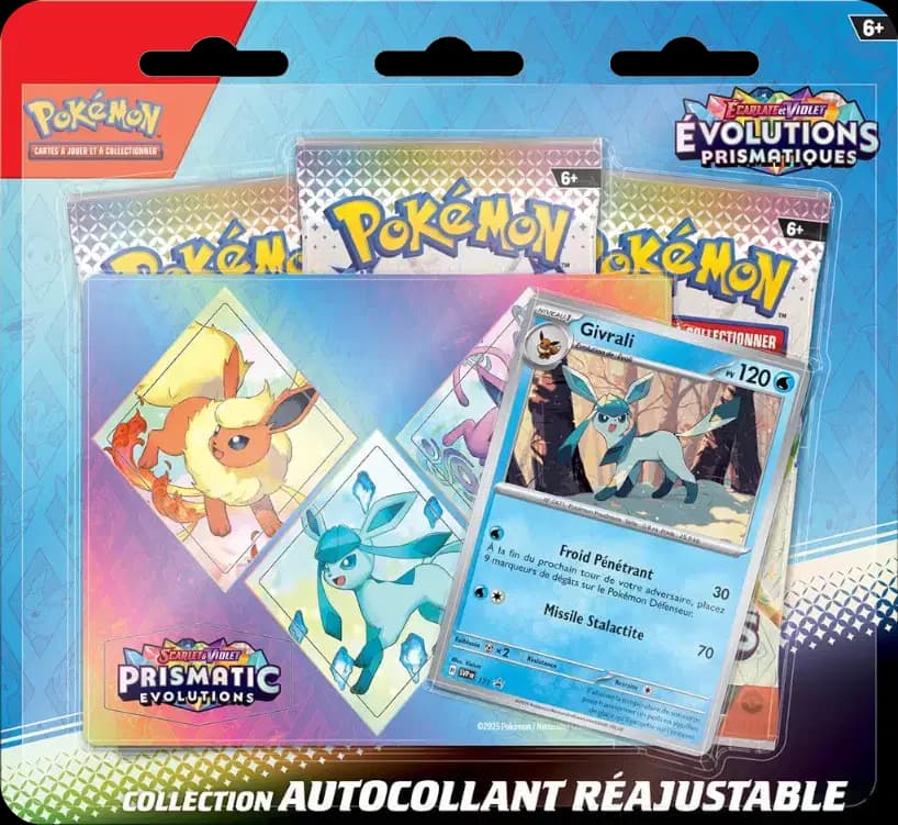 Prismatic Evolutions Tech Sticker Collection Glaceon