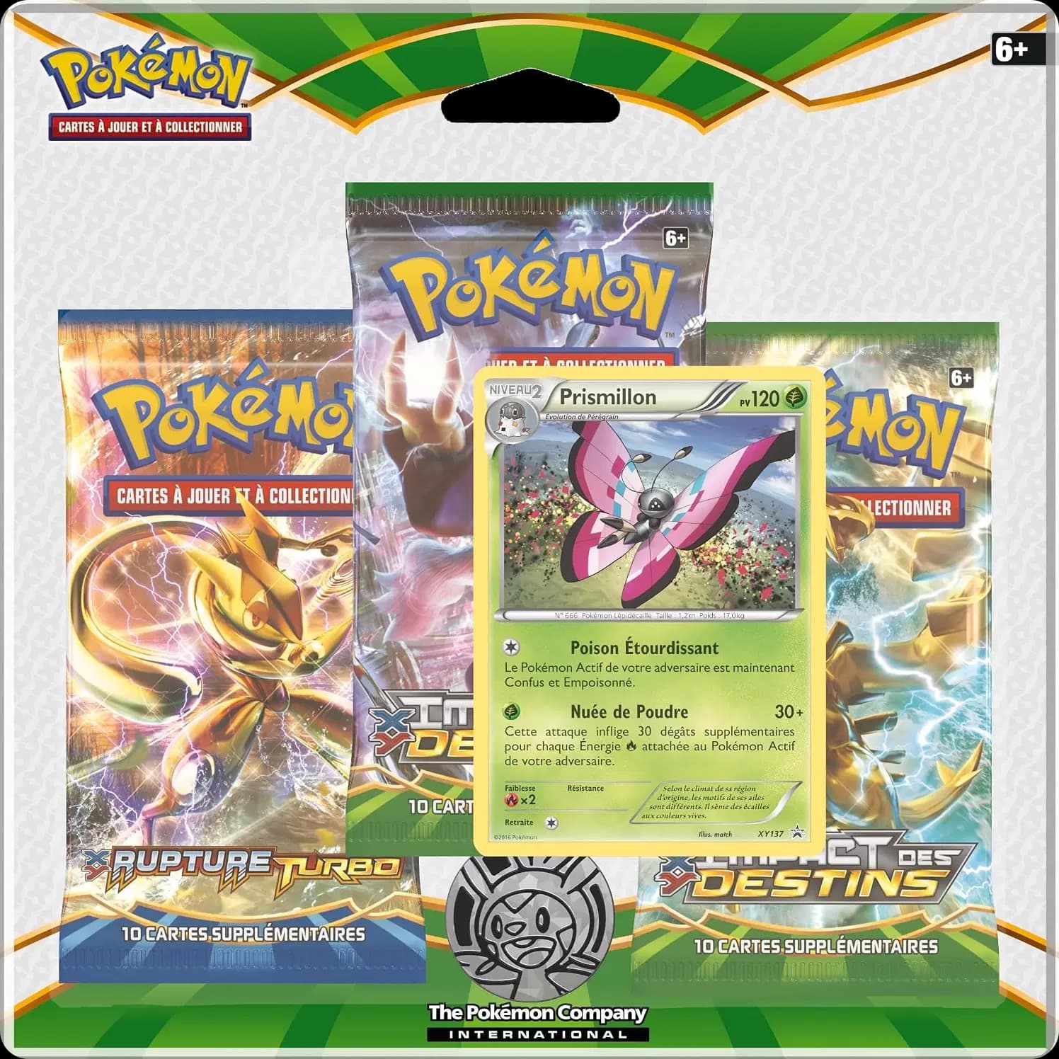 Fates Collide - Three Pack Blister - Vivillon