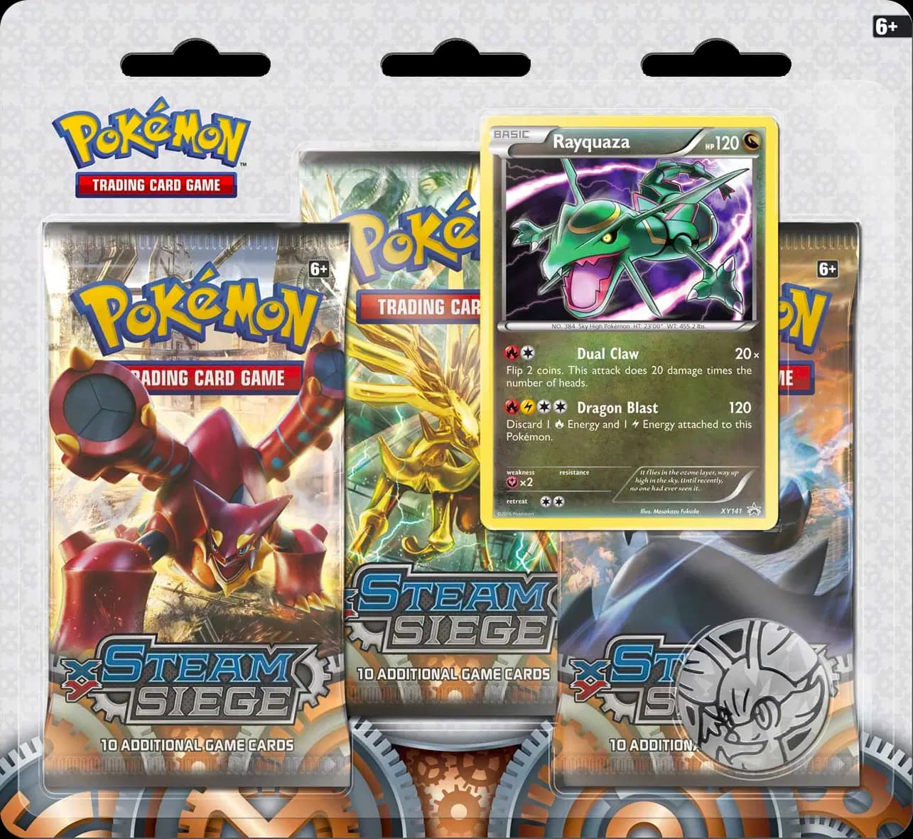 Steam Siege - Three Pack Blister - Rayquaza