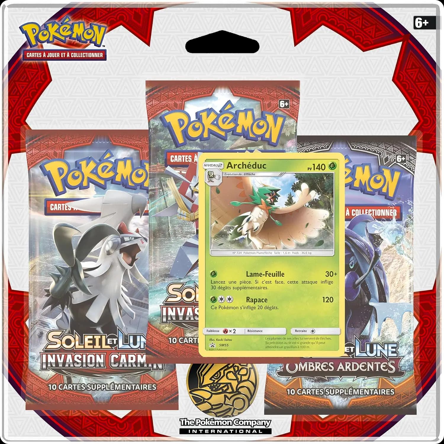 Crimson Invasion - Three Pack Blister - Decidueye