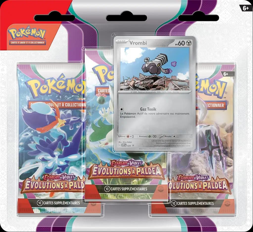 Paldea Evolved - Three Pack Blister - Varoom