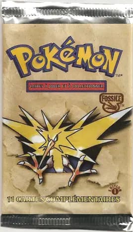Fossil Booster - 1st Edition - Zapdos