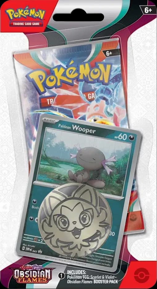 Obsidian Flames - Paldean Wooper 1-Pack Blister