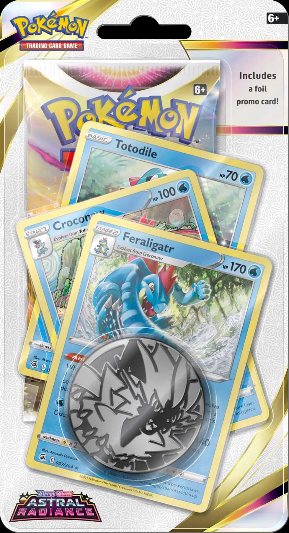 Astral Radiance - Feraligatr Premium Checklane Blister