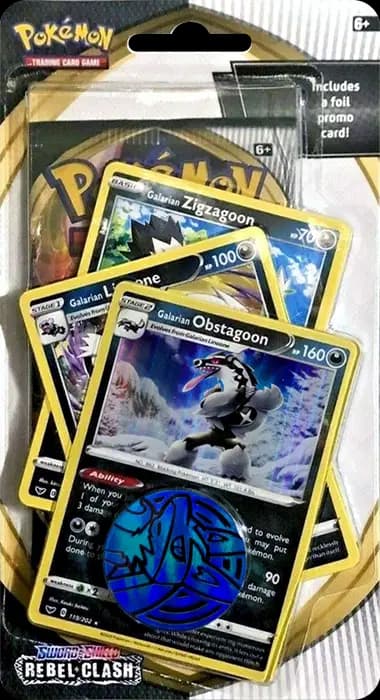 Rebel Clash - Galarian Obstagoon Premium Checklane Blister
