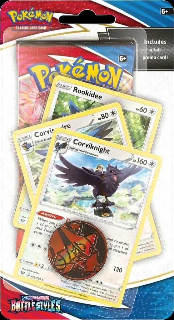 Battle Styles - Corviknight Premium Checklane Blister