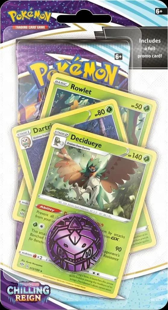 Chilling Reign - Decidueye Premium Checklane Blister