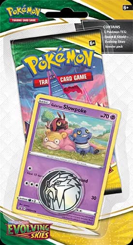 Evolving Skies - Galarian Slowpoke 1-Pack Blister