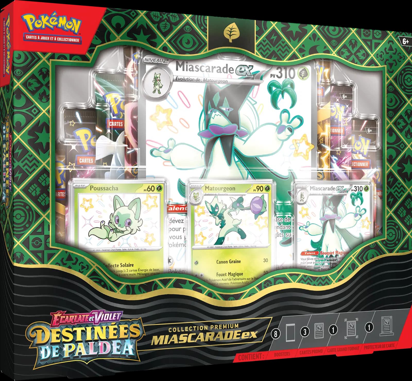 Paldean Fates Premium Collections Meowscarada-ex