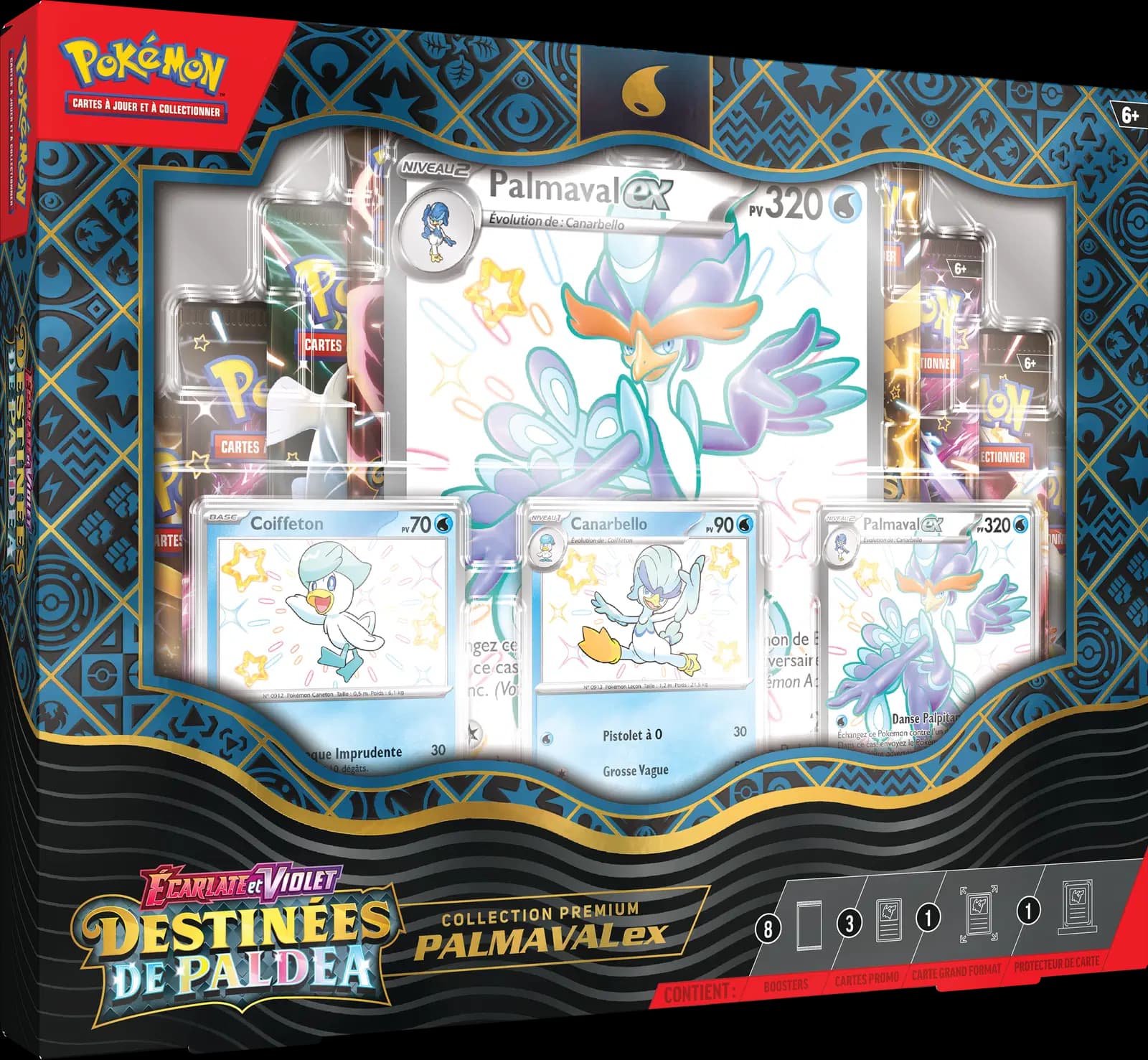 Paldean Fates Premium Collections Quaquaval-ex
