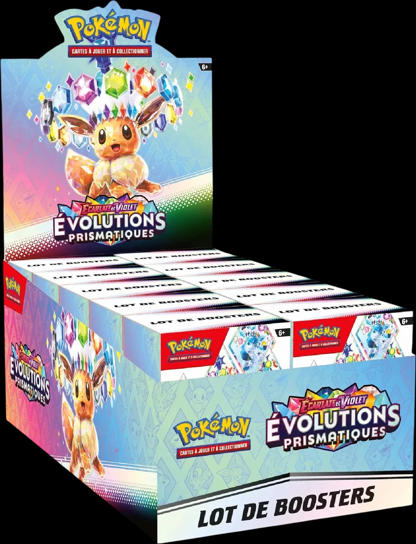 Prismatic Evolutions Bundle Display