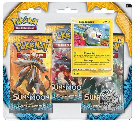 Sun & Moon Base Set 3 Pack Blister [Togedemaru]